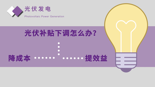 光伏補貼下調怎么辦？多渠道推動技術應用落地