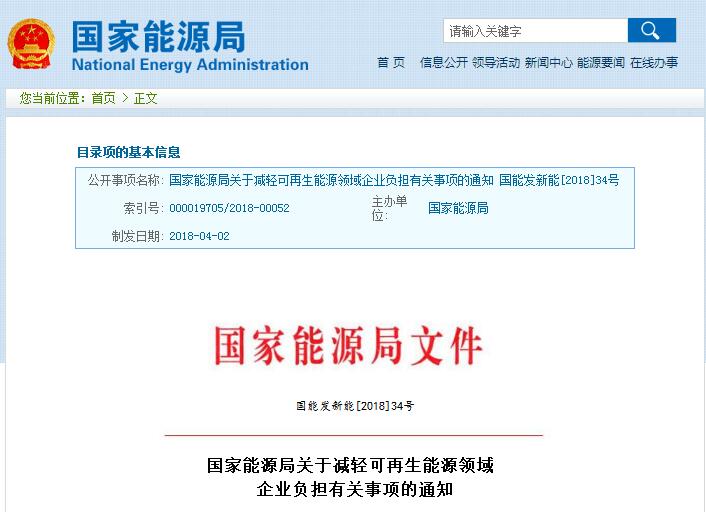 剛剛！國家能源局發(fā)文減輕可再生能源領(lǐng)域企業(yè)負擔(dān)