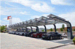 世界首座“充電、光伏、儲能”智慧車棚投入運營