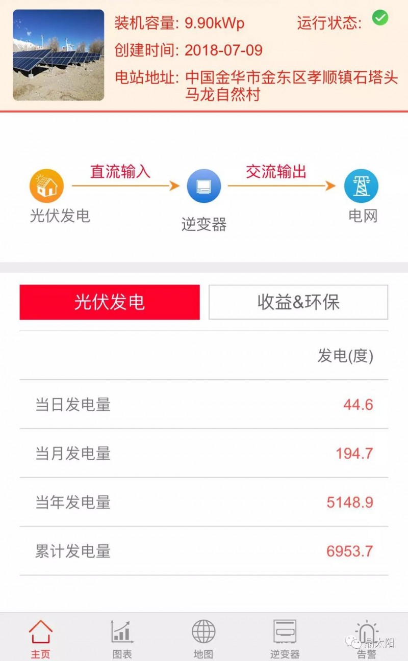 發(fā)電量一鍵查，晶太陽(yáng)微信公眾號(hào)電站管理功能正式上線！